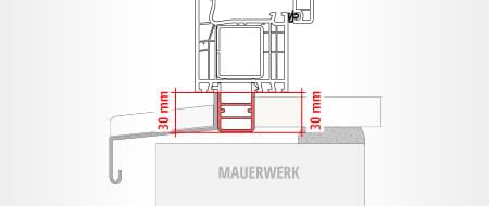 Anschlussprofil Fensterbank bestimmen