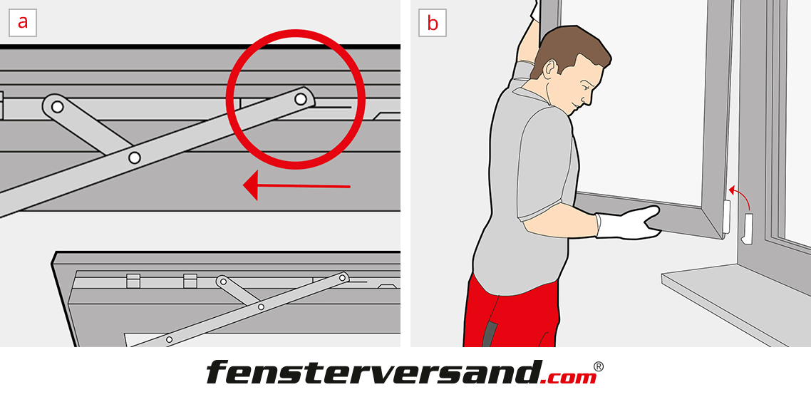 Fenster aushängen