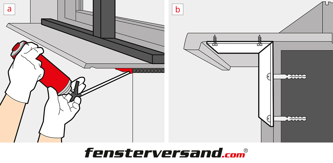 Innenfensterbank einbauen