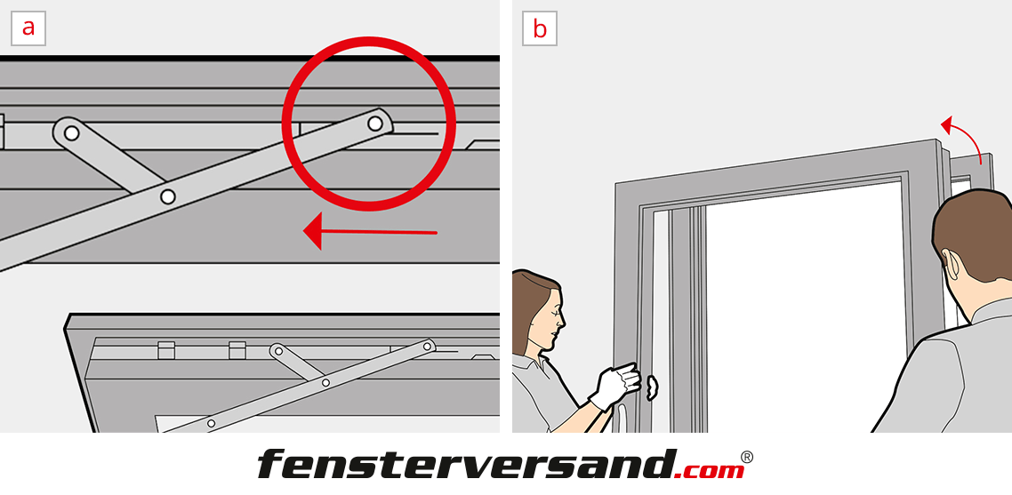 Terrassentür aushängen