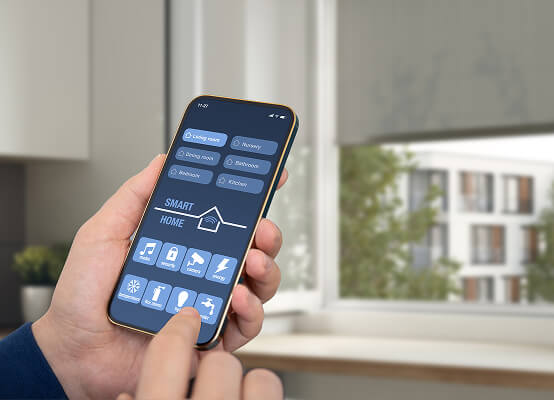 Außenrollo mit Smart Home