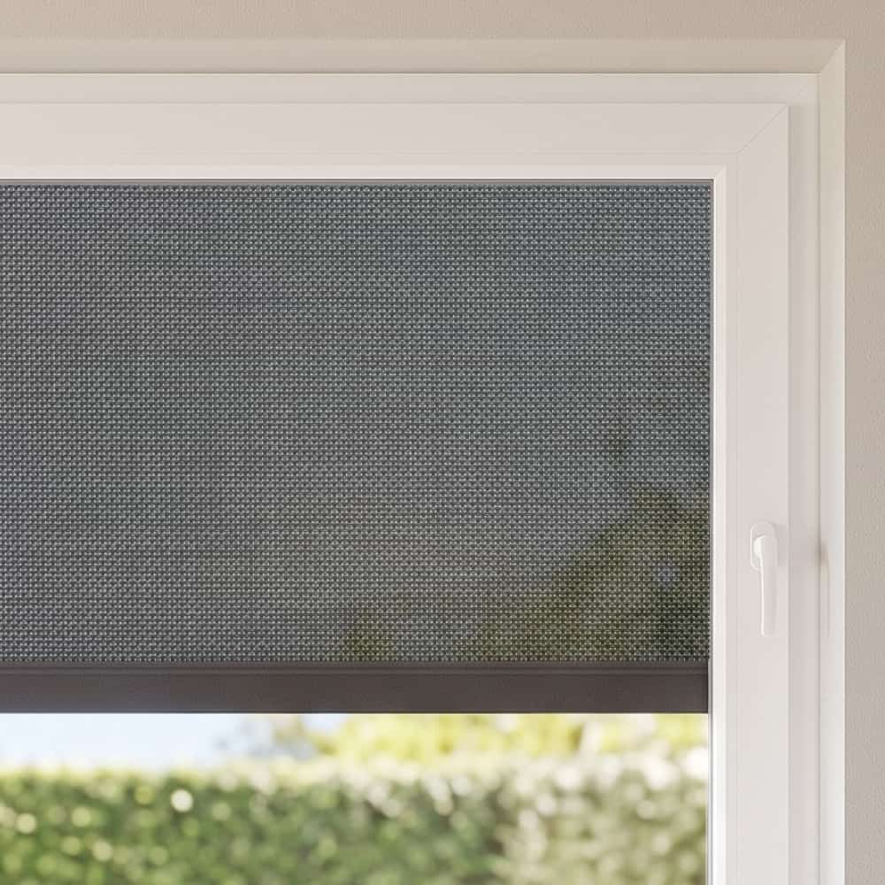 Außenrollo 90 cm breit Einbausituation