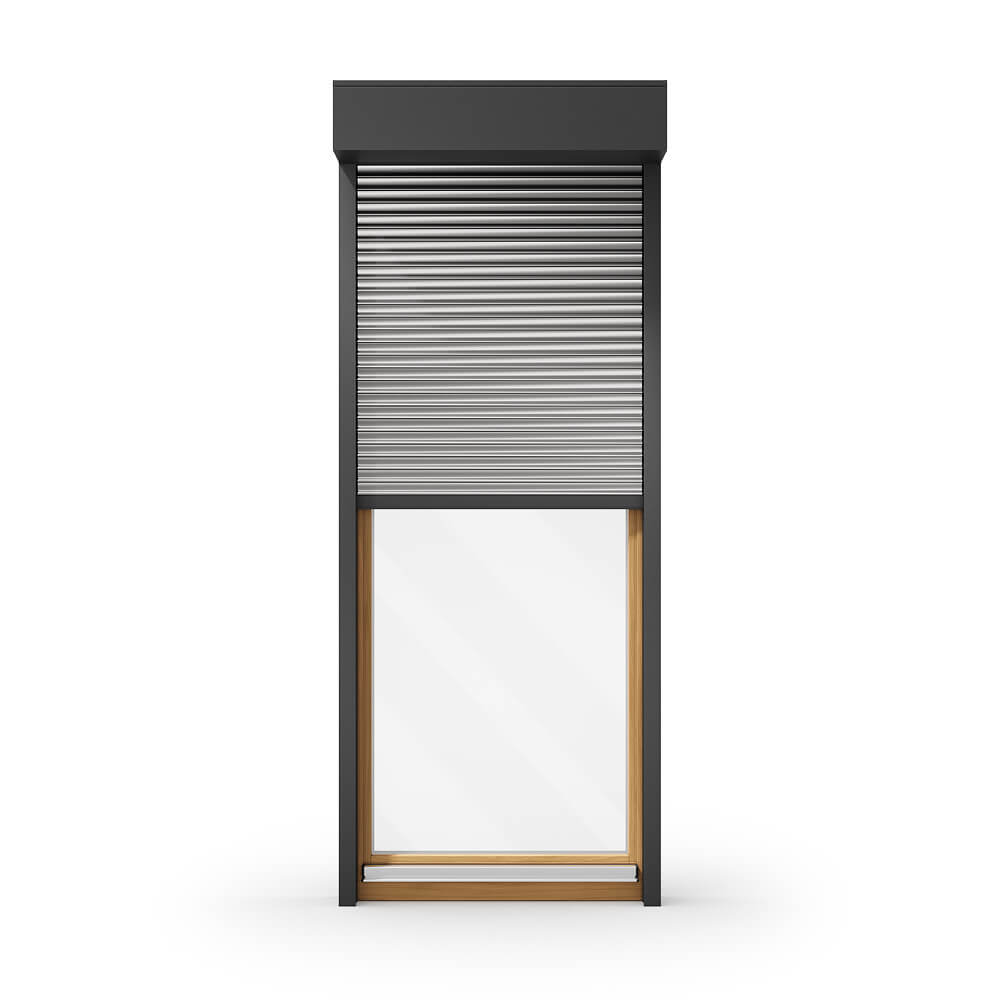 Holz Balkontür mit Rollladen Holz Balkontür mit Rollladen