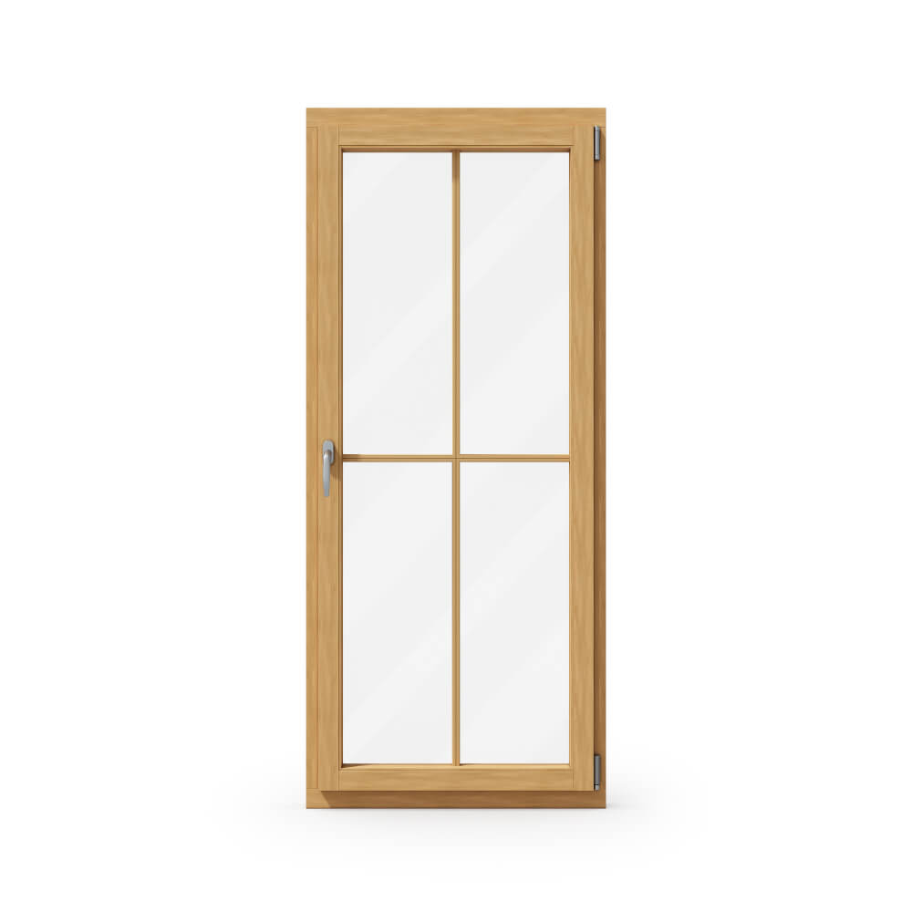 Balkontür Holz mit Sprossen Balkontür Holz mit Sprossen