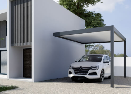 Beispiel Anbau-Carport