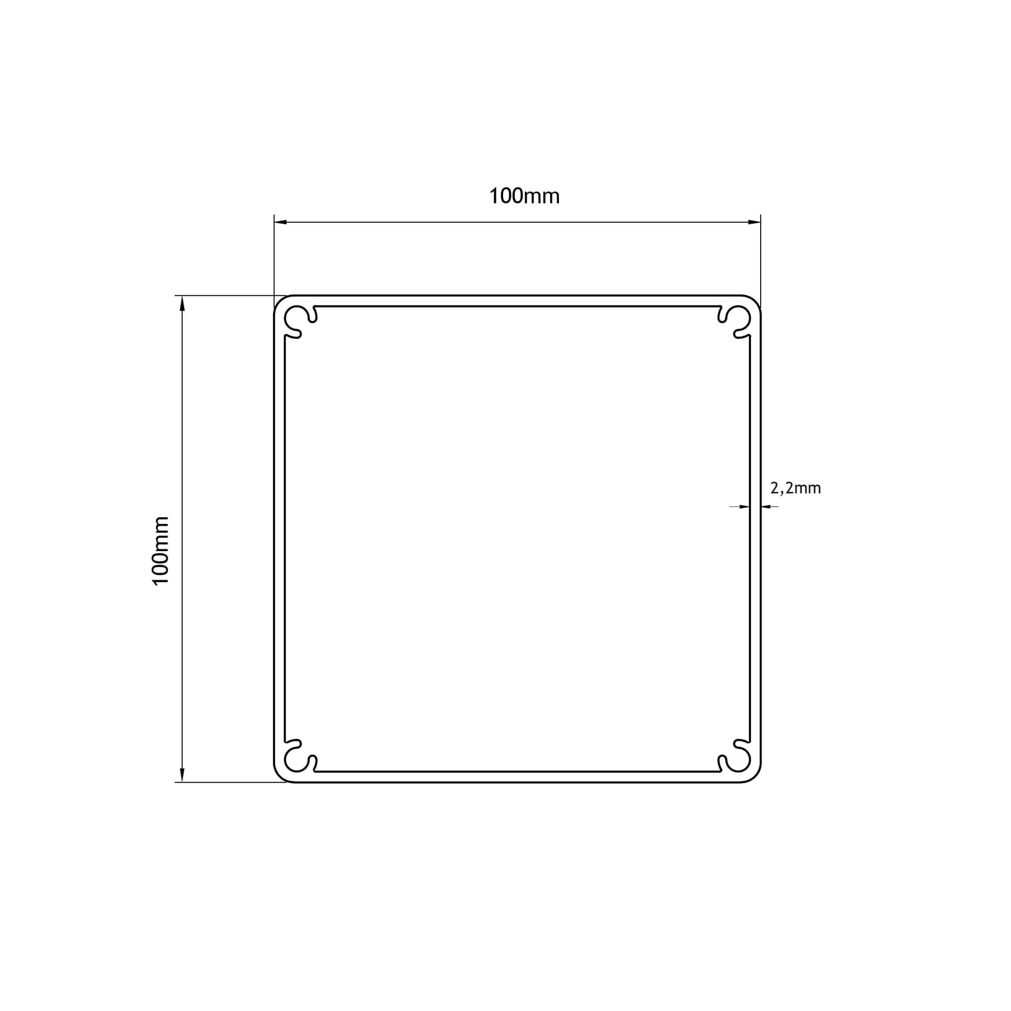 Pfostenquerschnitt Pfostenquerschnitt