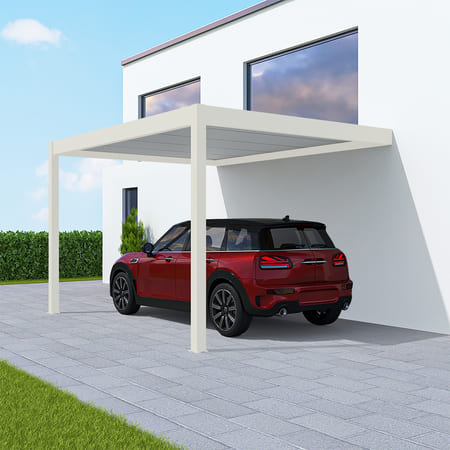 Carport Weiß