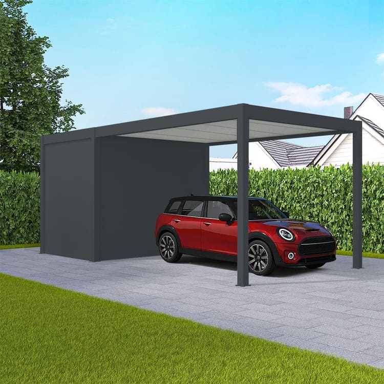 Carport mit Abstellraum Anthrazit