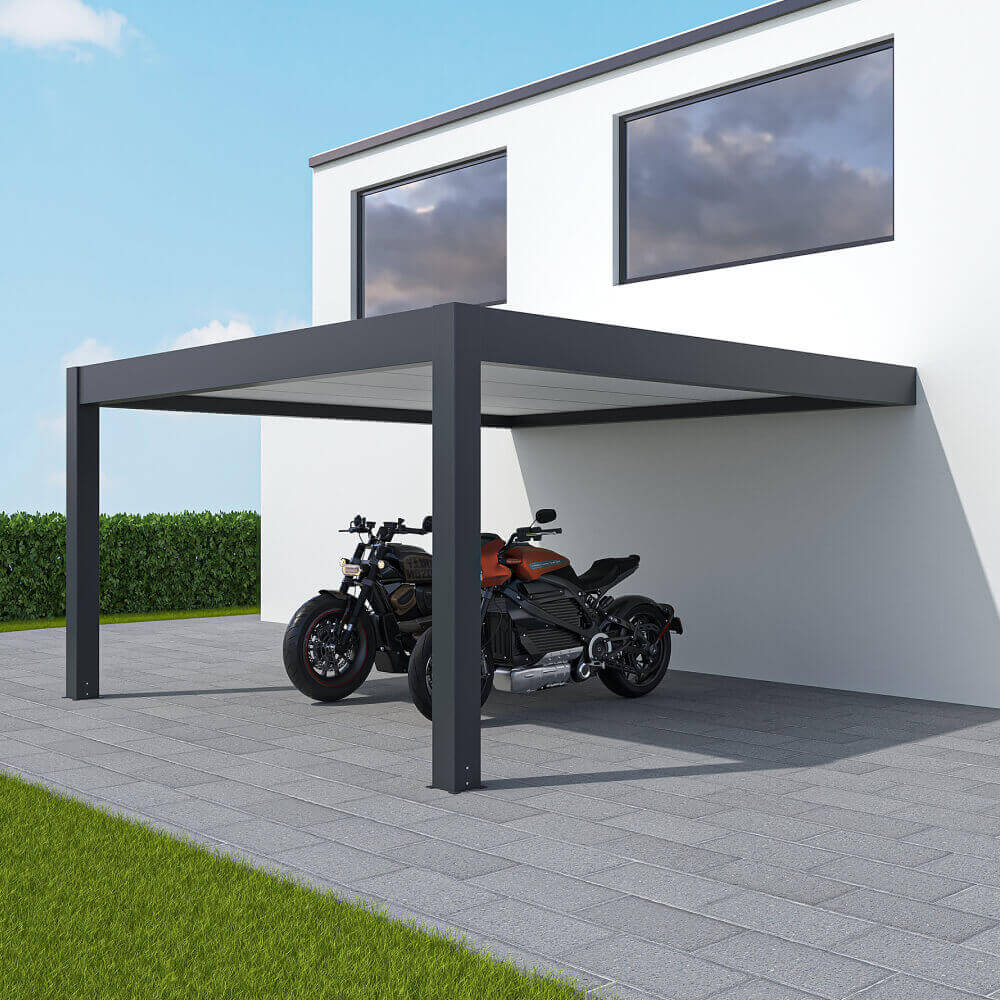 Carport 4 x 4 m Einbau