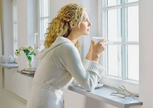 Fensterbänke grau