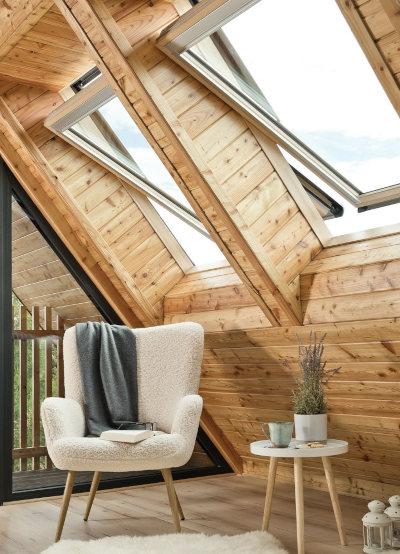 Dachfenster aus Holz