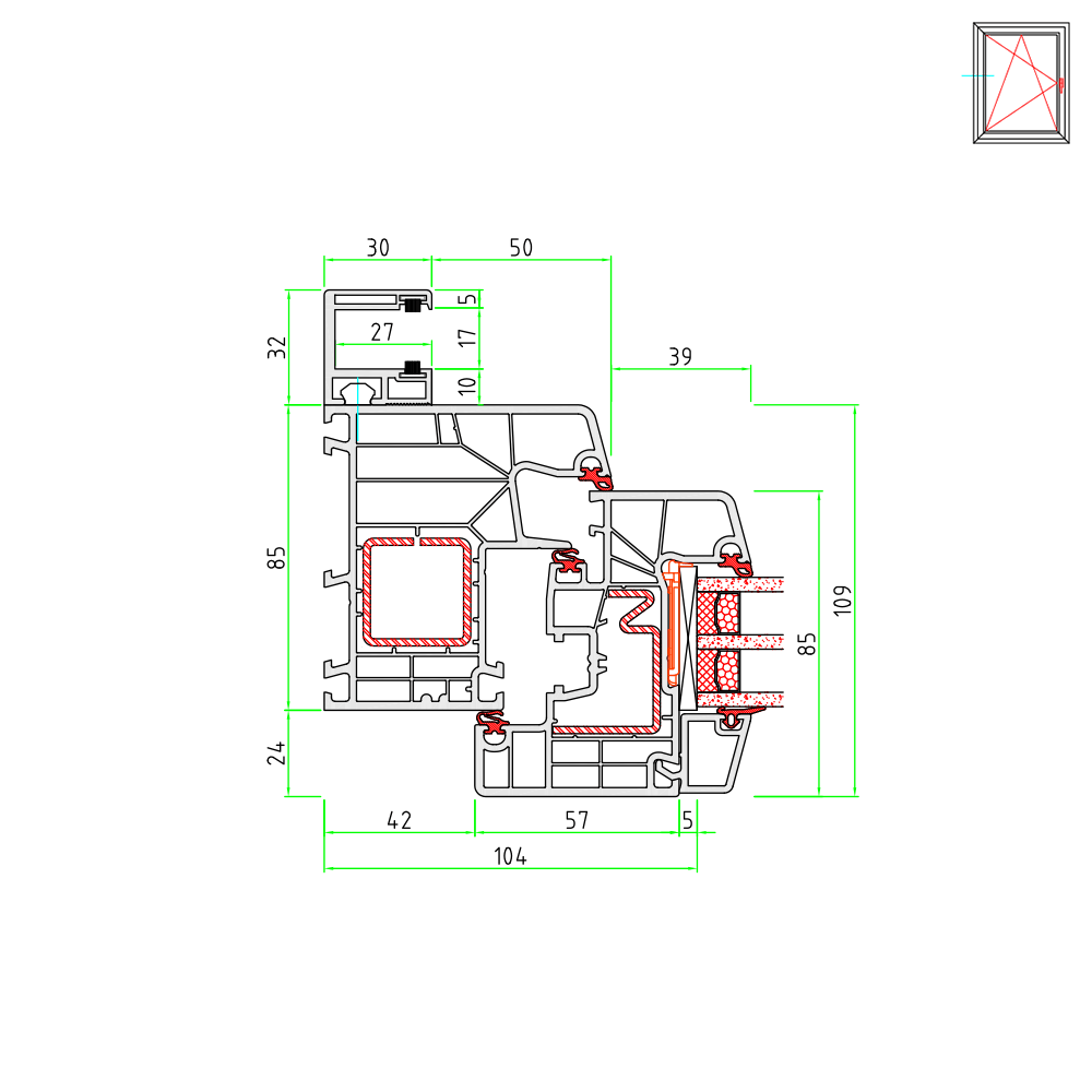 Rollladenführungsschienen Altbau