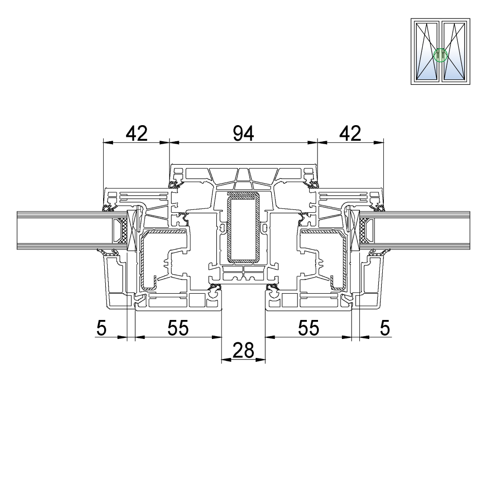 neo MD Pfostendetail