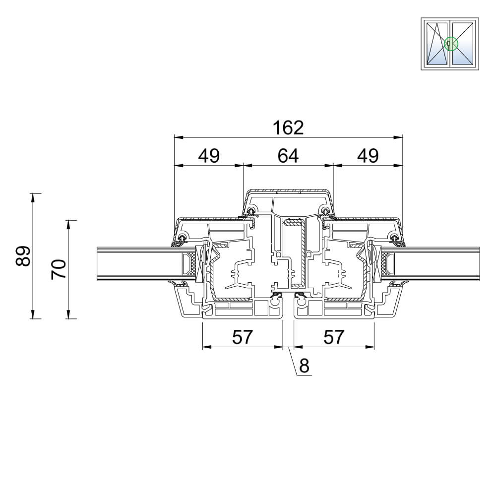 TwinSet 4000 - Stulpdetail 
