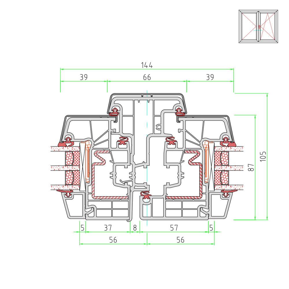 Twinset 8000 - Stulpdetail 