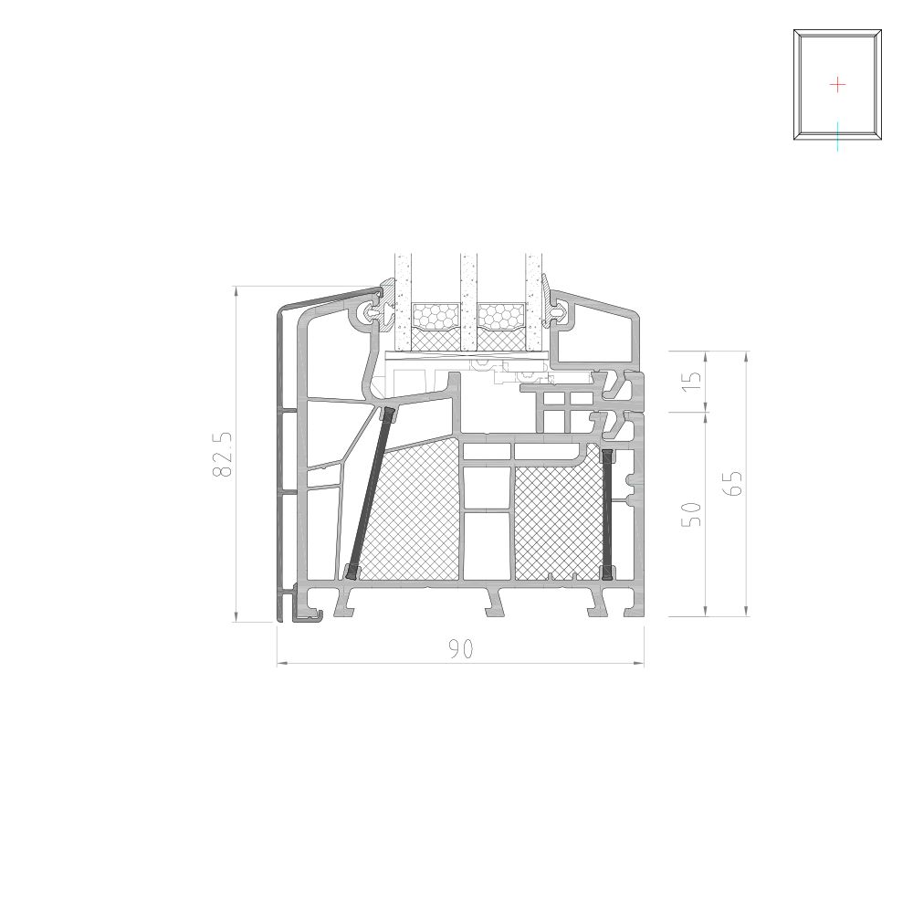 energeto TwinSet 8000 ED - Festverglasung