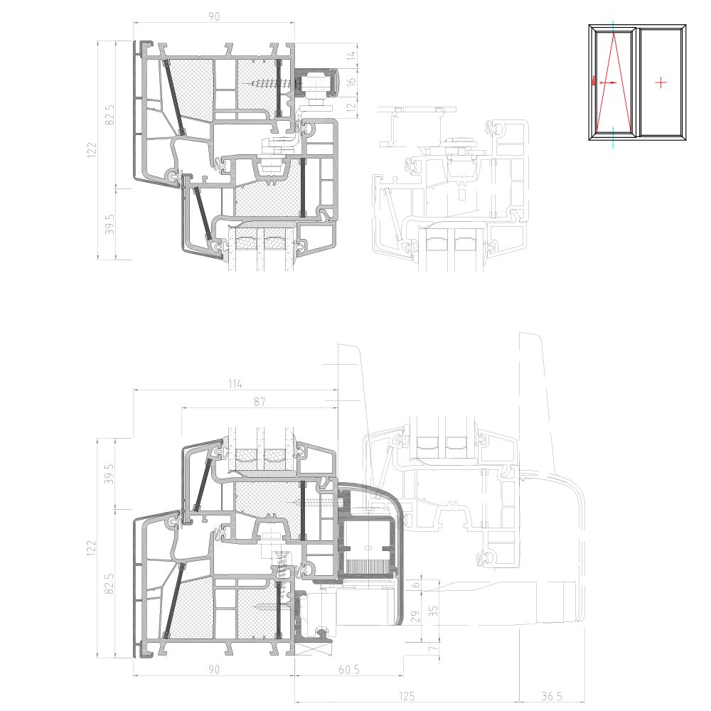 energeto TwinSet 8000 ED - PSK-Türe