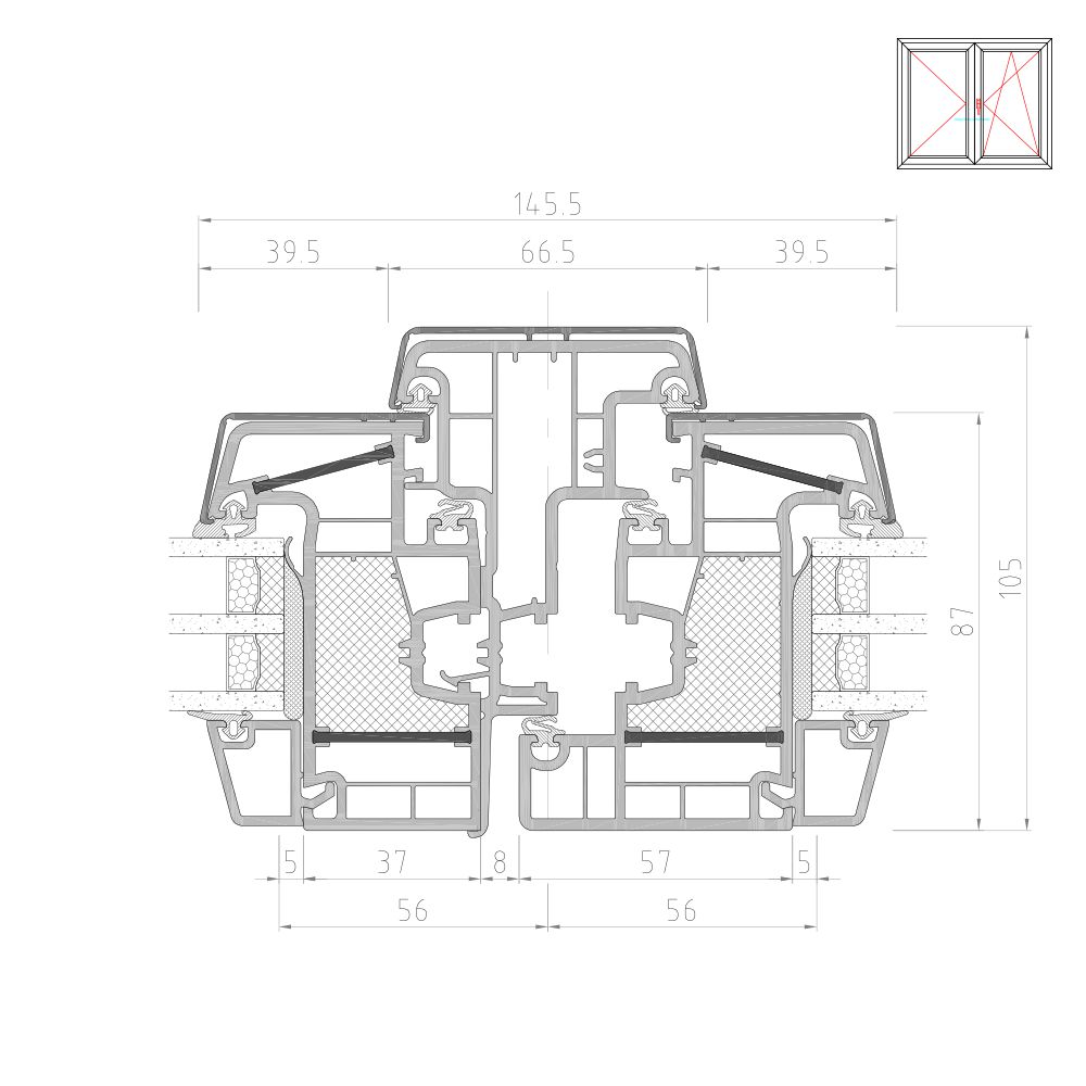energeto TwinSet 8000 ED - Stulpdetail
