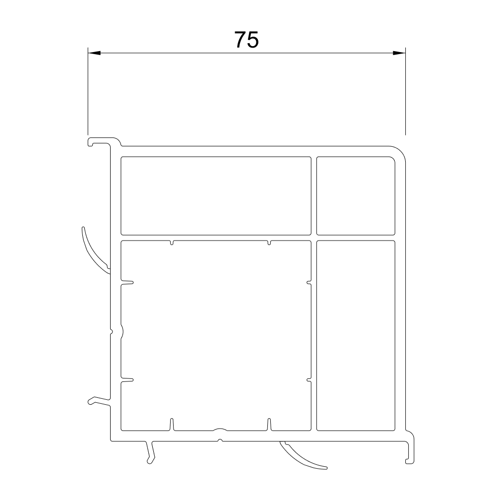70 AD Fenster & Balkontür Eckkopplung 90 Grad 70 AD Fenster & Balkontür Eckkopplung 90 Grad
