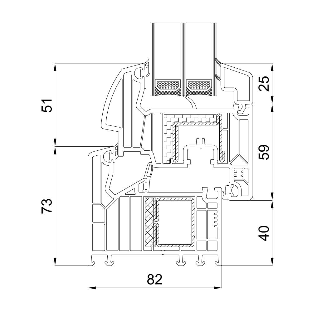 82 MD Passiv Fenster & Balkontür 82 MD Passiv Fenster & Balkontür