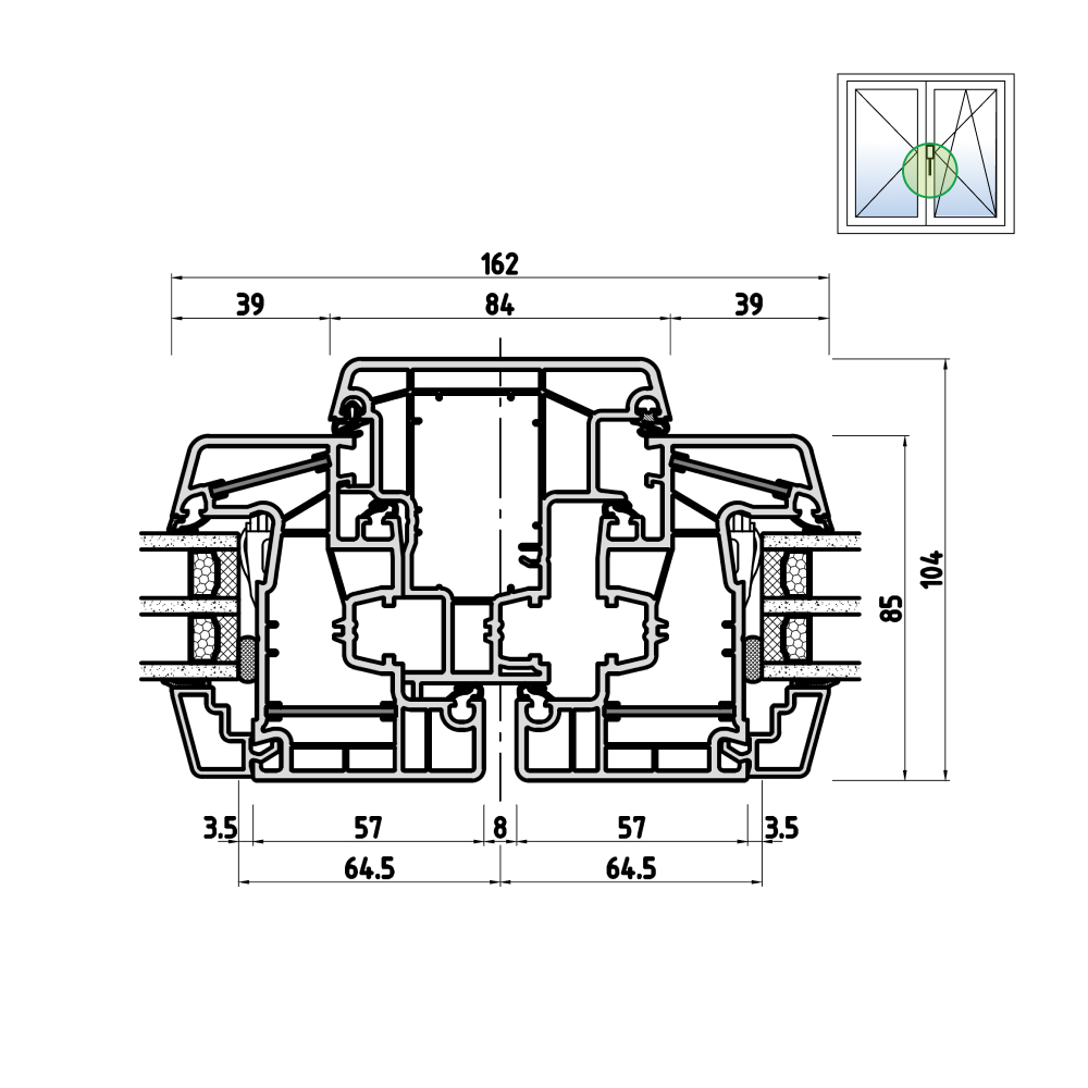 energeto 8000 Stulpdetail Variante 2