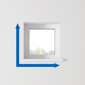 Quadratisches Fenster