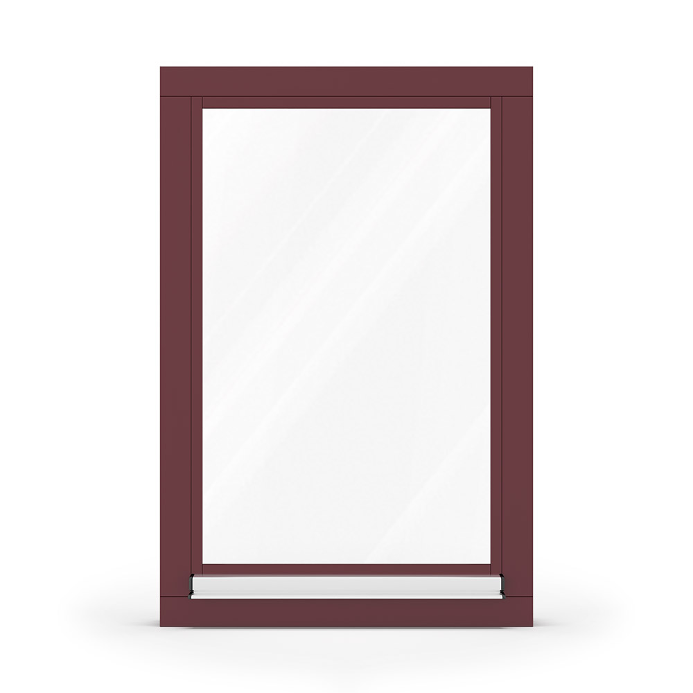 Fenster Weinrot