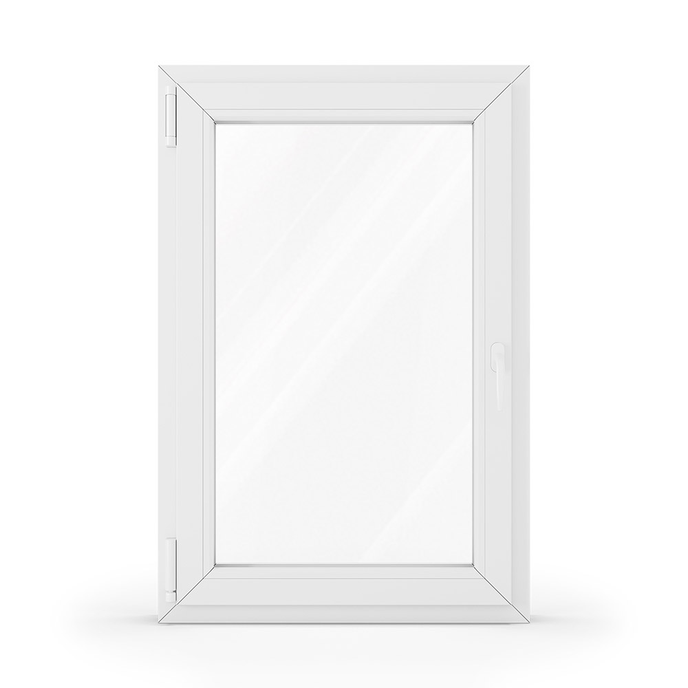 Dreh-Kipp Kunststoff-Alu Fenster von innen