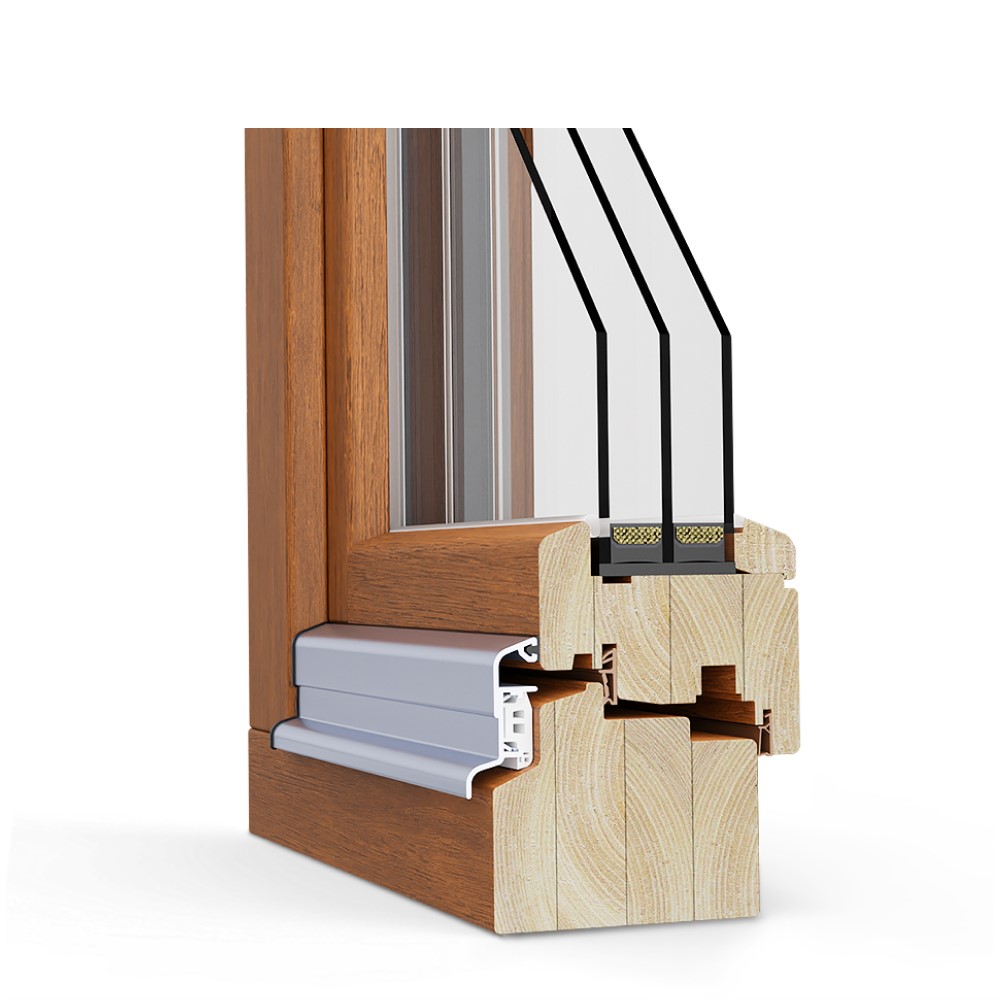 Fensterprofil Holz: Classic IV 92 Fensterprofil Holz: Classic IV 92