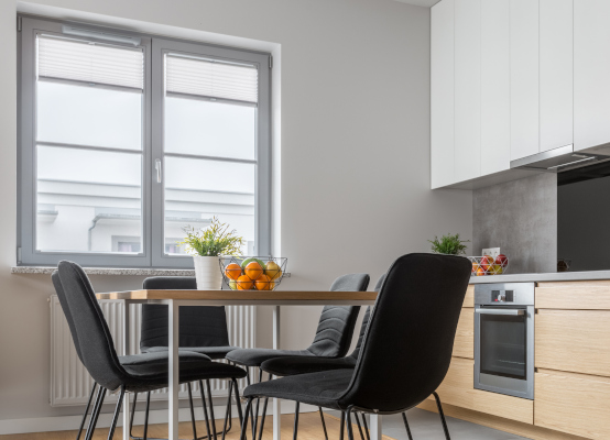 Fenster Graualuminium
