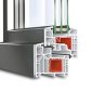 Fenster Material Kunststoff-Alu
