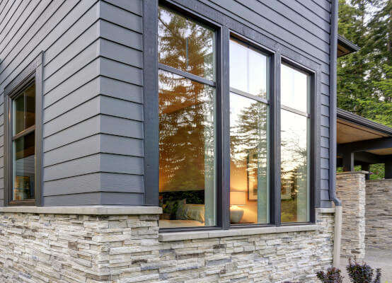 RAL 7024 Fenster
