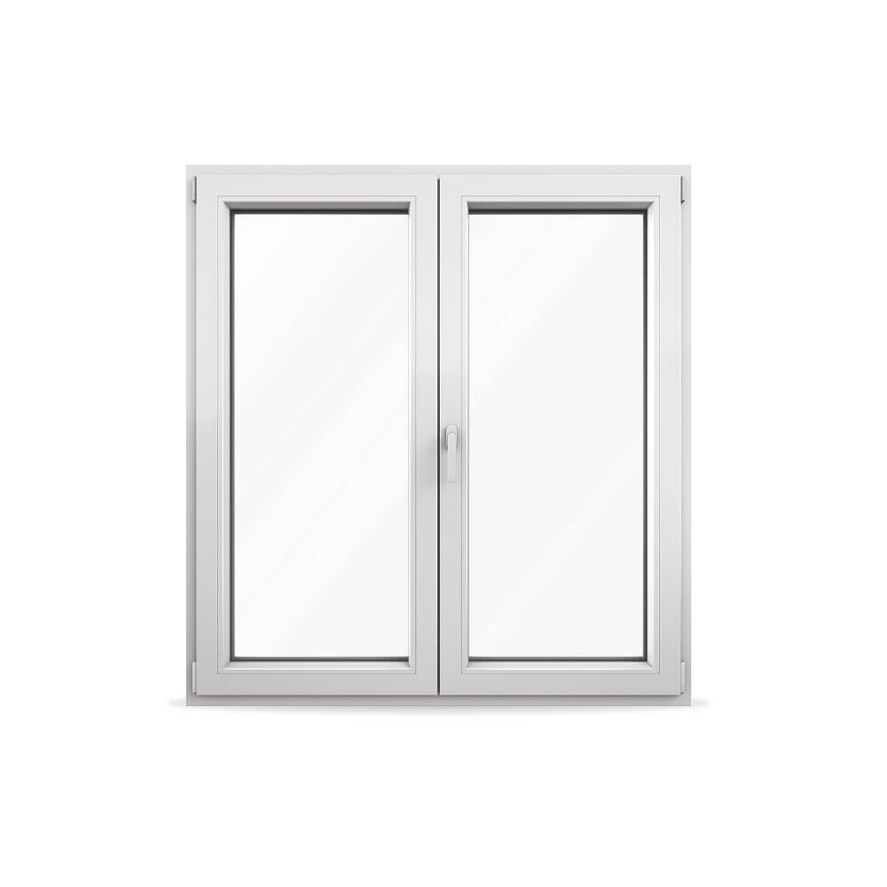 Zweiflügeliges Fenster Innenansicht