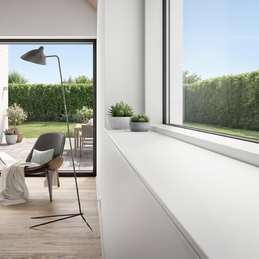Innenfensterbank FEBALIT Prime im Wohnzimmer