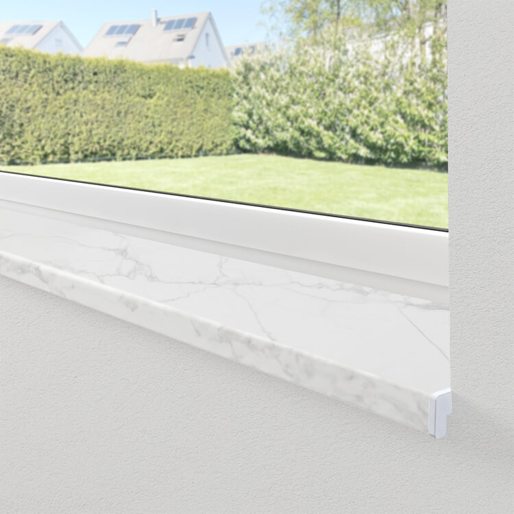 Kunststoff-Fensterbank in Marmor Kunststoff-Fensterbank in Marmor