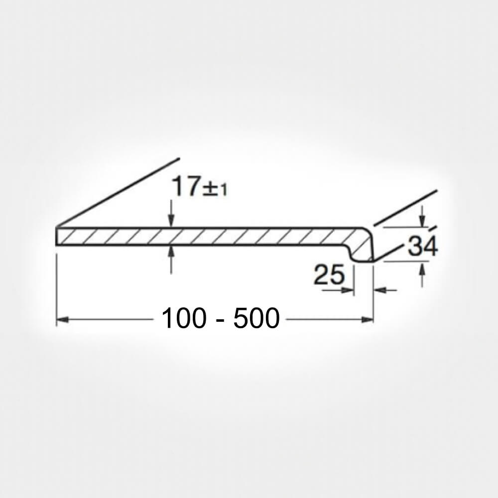 Fensterbank Werzalit exclusiv im Detail