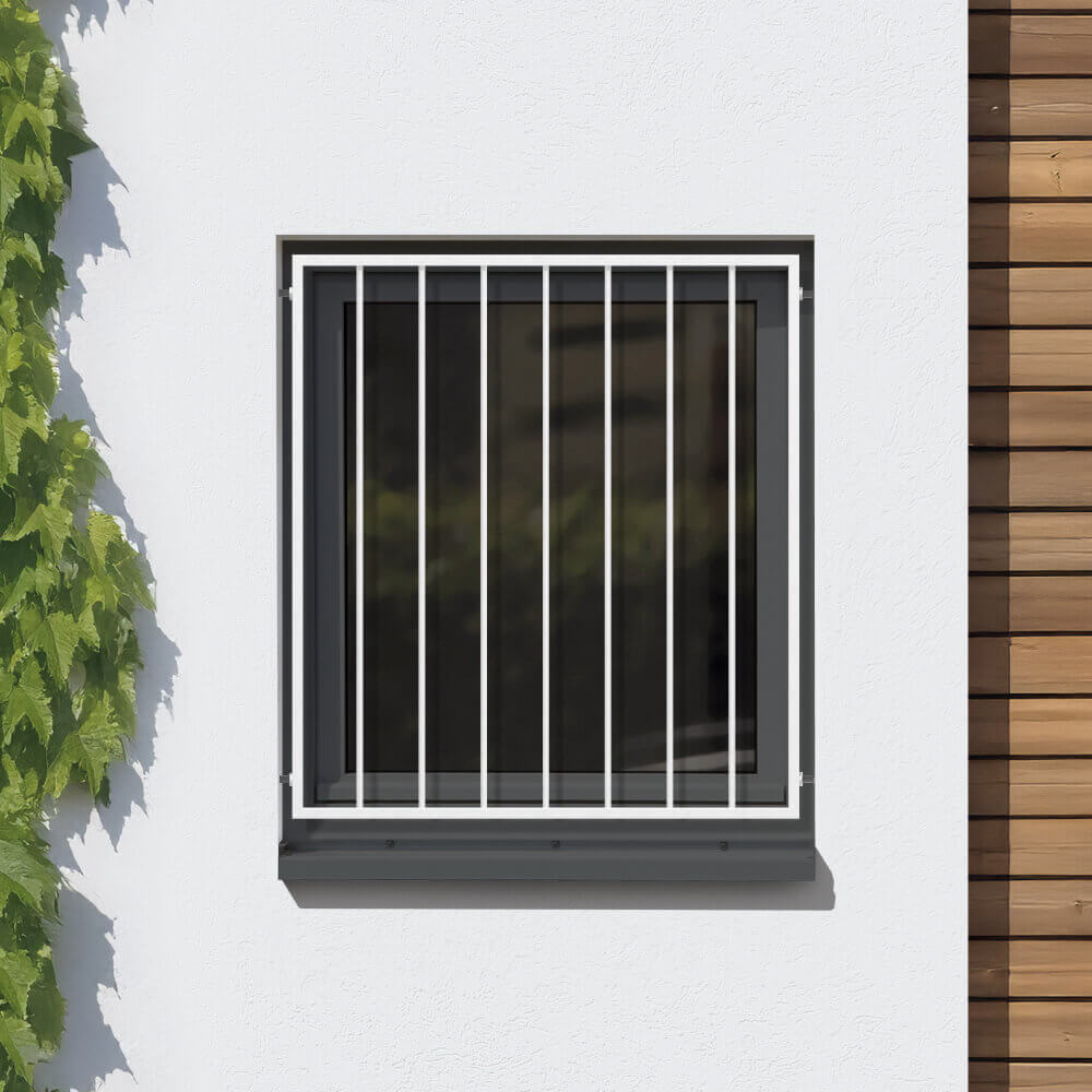 Fenstergitter Dortmund Weiß