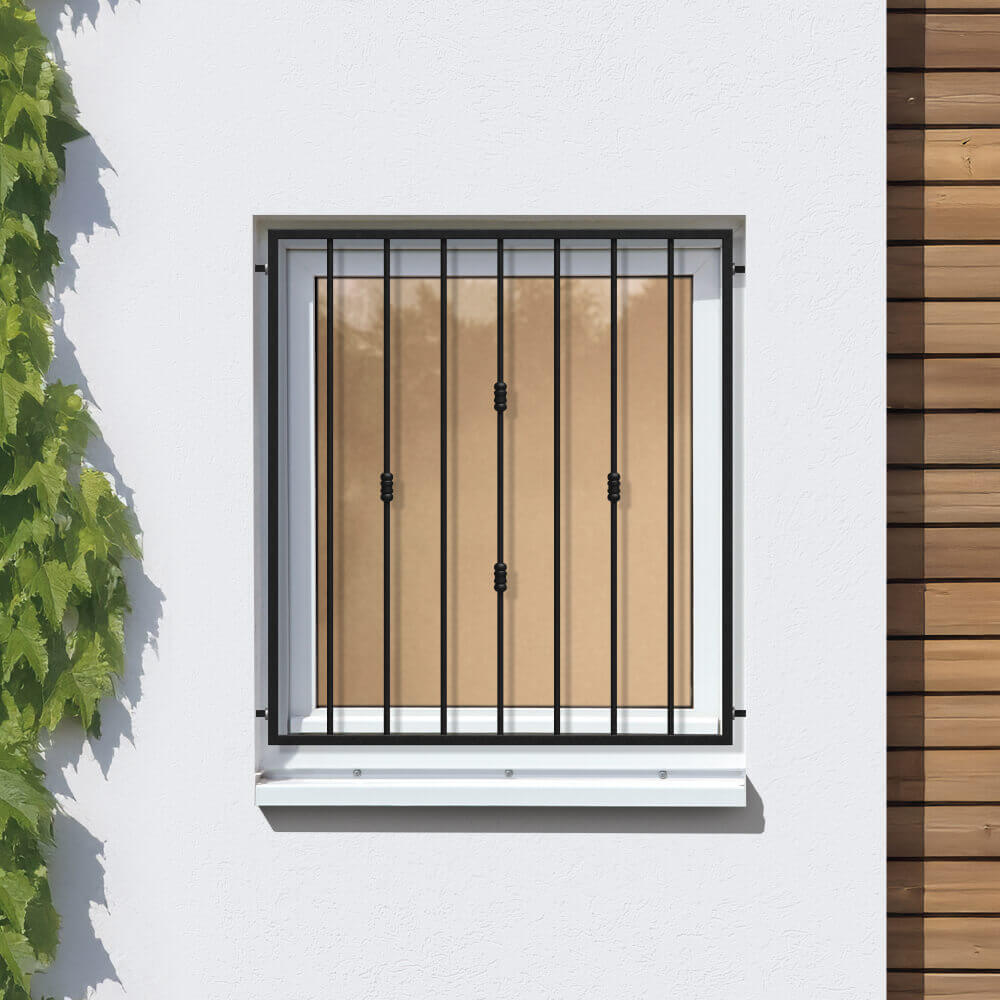Fenstergitter Düsseldorf Schwarz