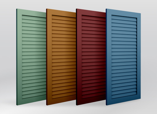 Fensterläden Farben