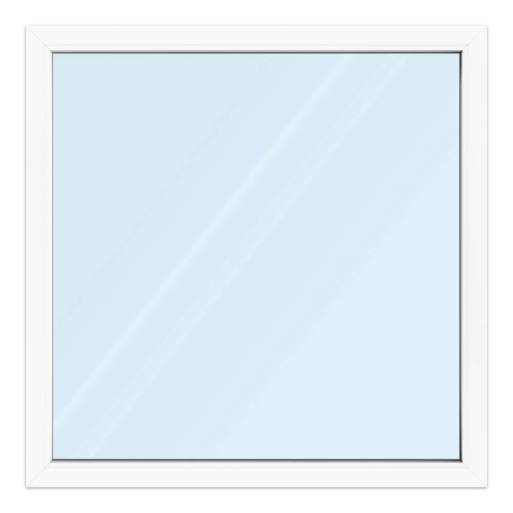 Fenster 130x130 cm festverglast