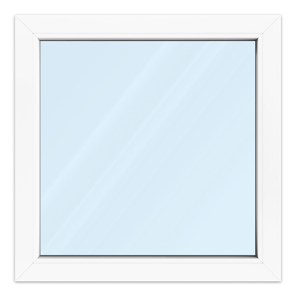 Fenster 80x80 cm festverglast