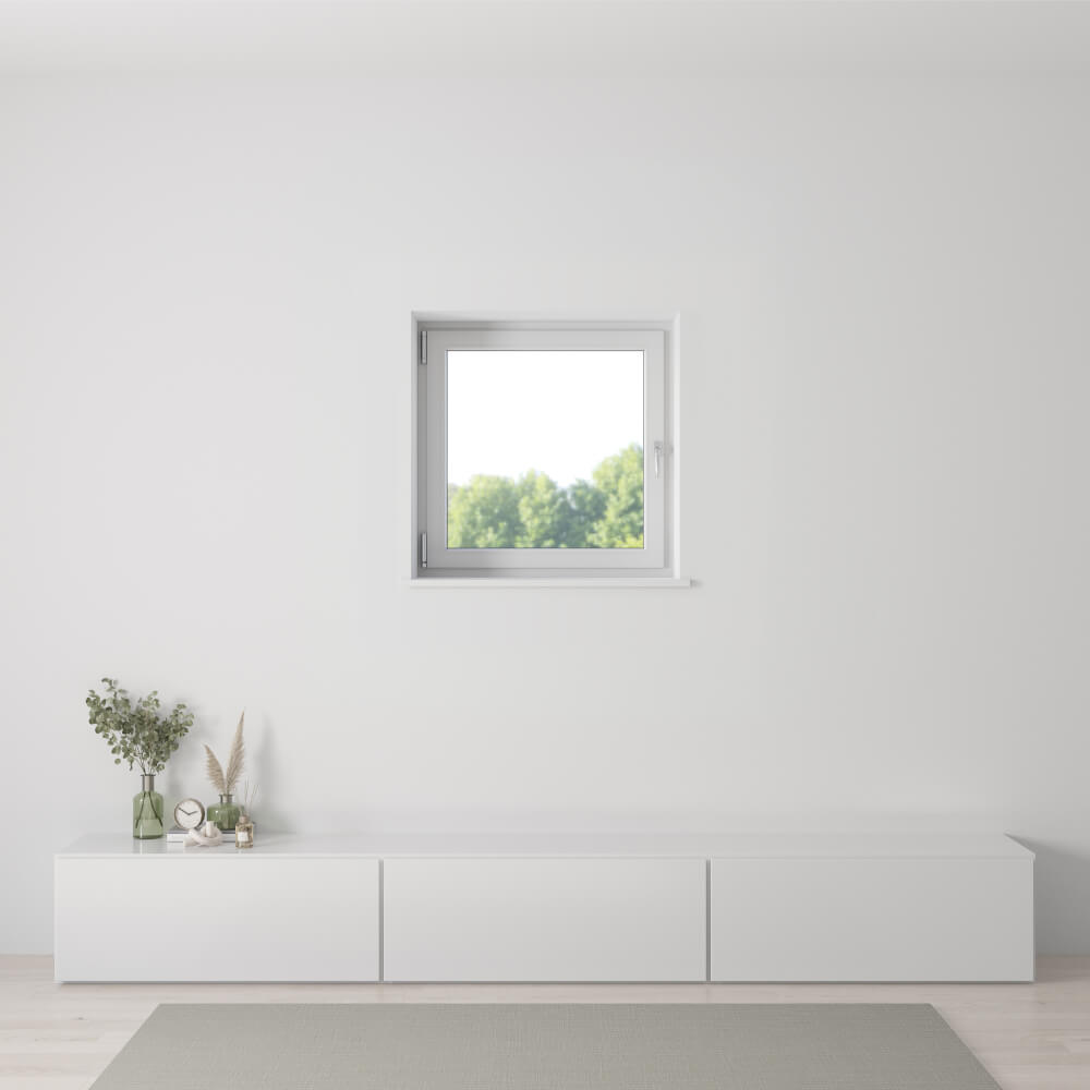 Fenster 80x80 cm innen