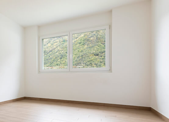 Fenster 85x85 cm weiß