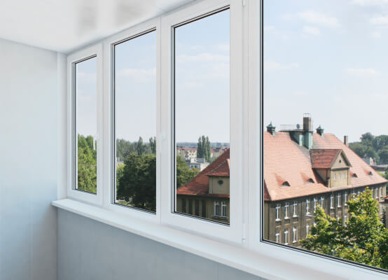 Fenster Weiß 90x130 cm