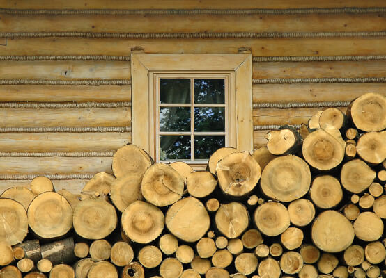 Blendrahmenfenster aus Holz