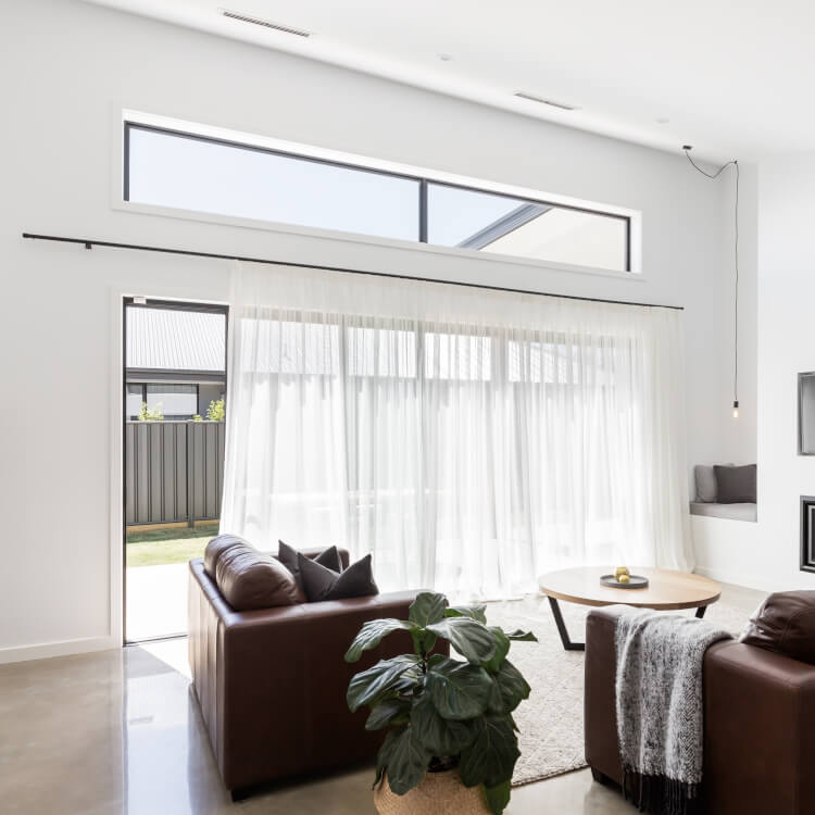 Lichtband-Fenster in horizontaler Ausrichtung