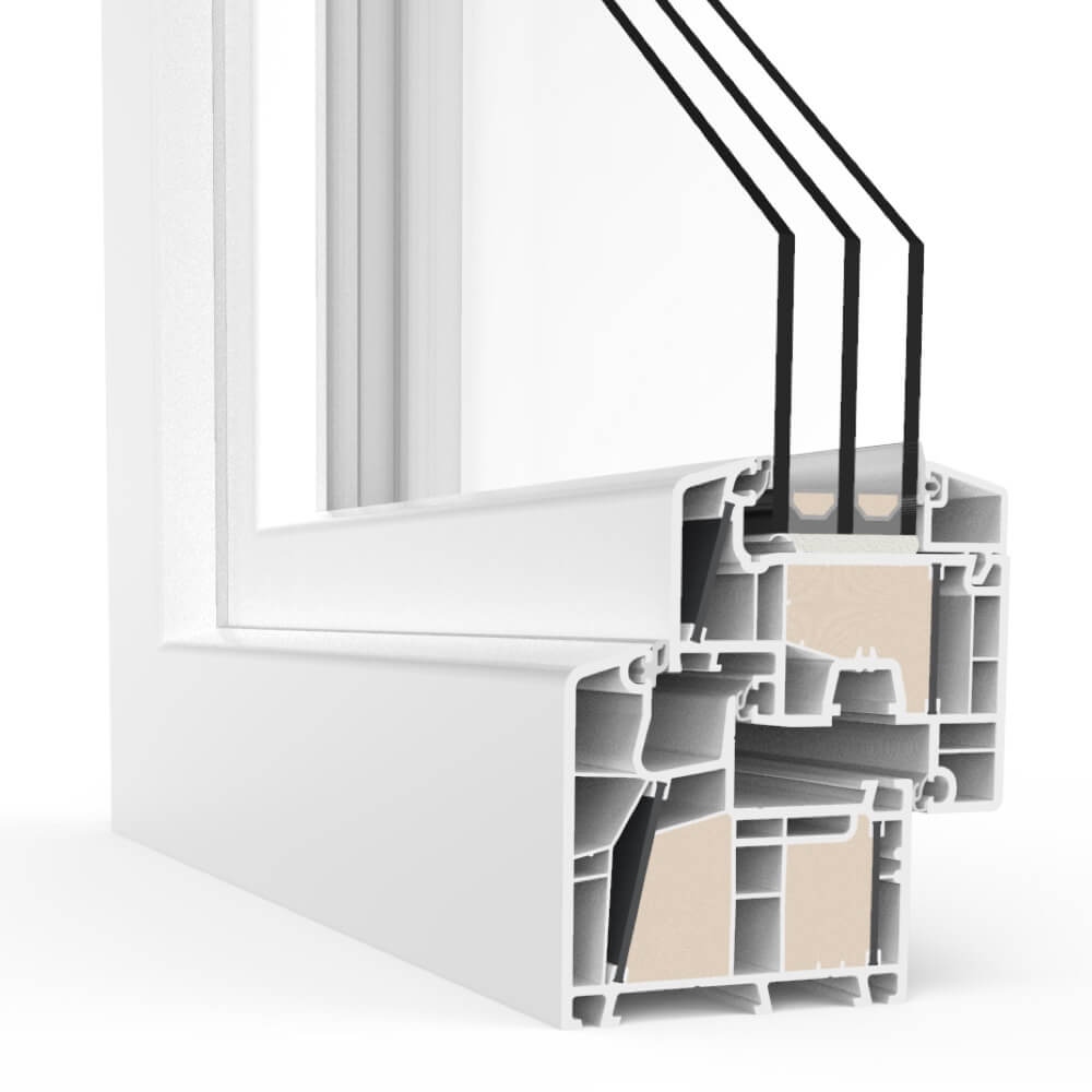 Passivhausfenster Profil