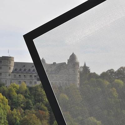 Edelstahl Gewebe in Silber
