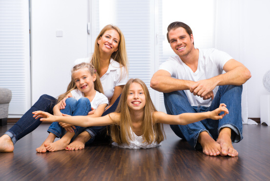 Familie wohnt energieeffizient in Baudenkmal