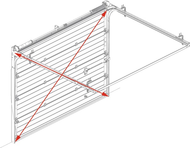 Länge der Diagonalen prüfen